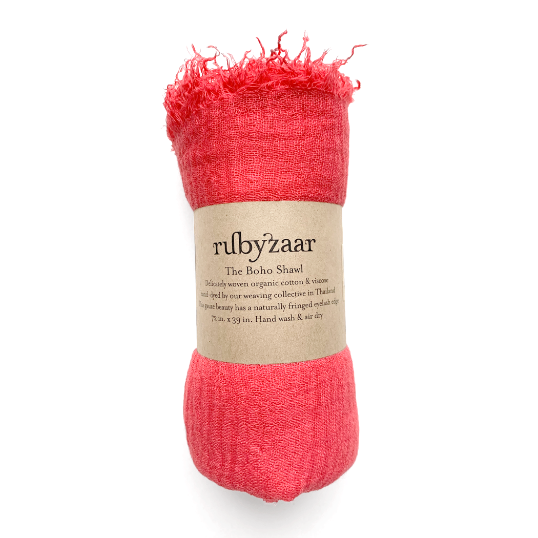 rubyzaar boho shawl