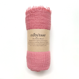BOHO SHAWL - LIGHT PINK