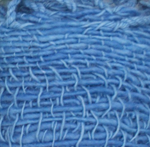 ORGANIC COTTON SCARF - BLUE