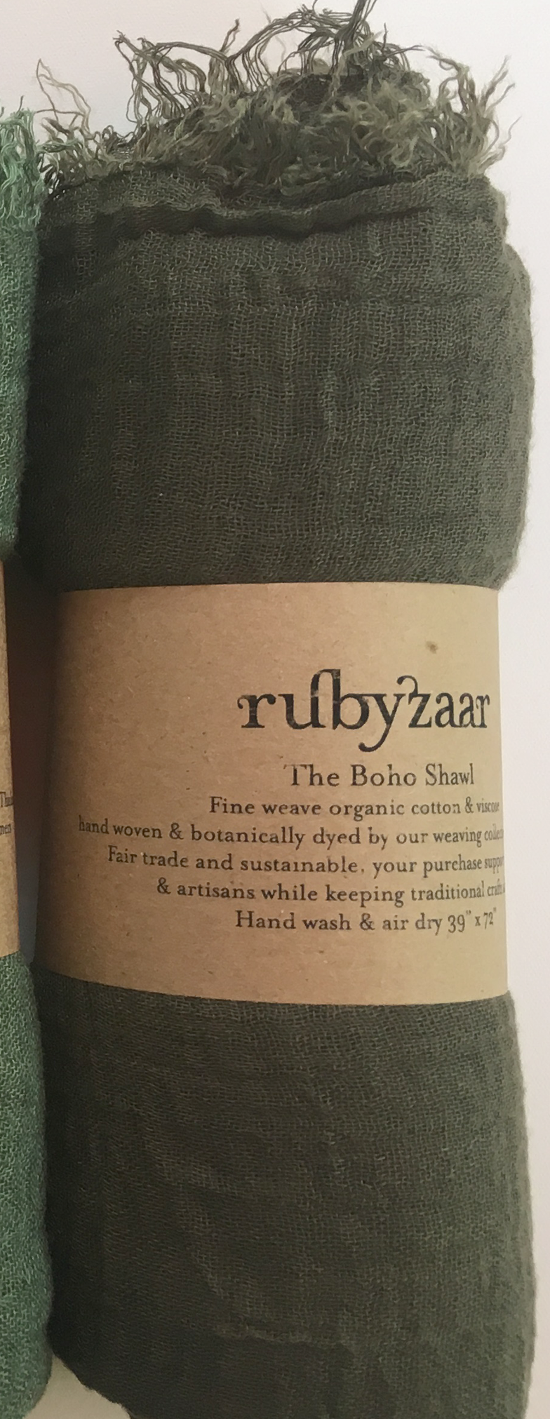 Rubyzaar shop boho shawl